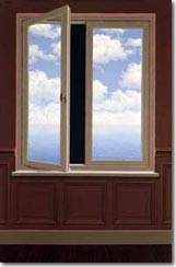 The Field Glass by Rene Magritte